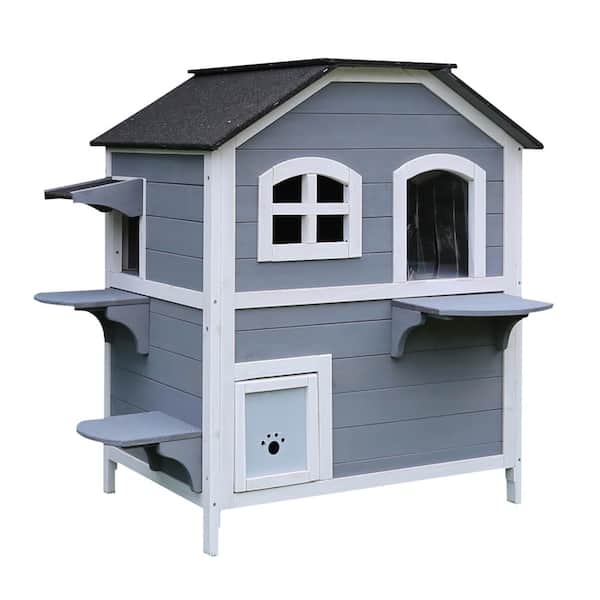 25 Free Diy Outdoor Cat House Plans