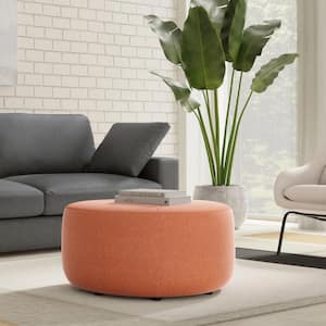 Moore Dusty Orange Large Ottoman