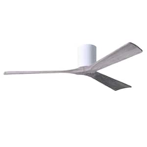 Irene 60 in. Indoor/Outdoor Gloss White Ceiling Fan with Remote Control and Wall Control