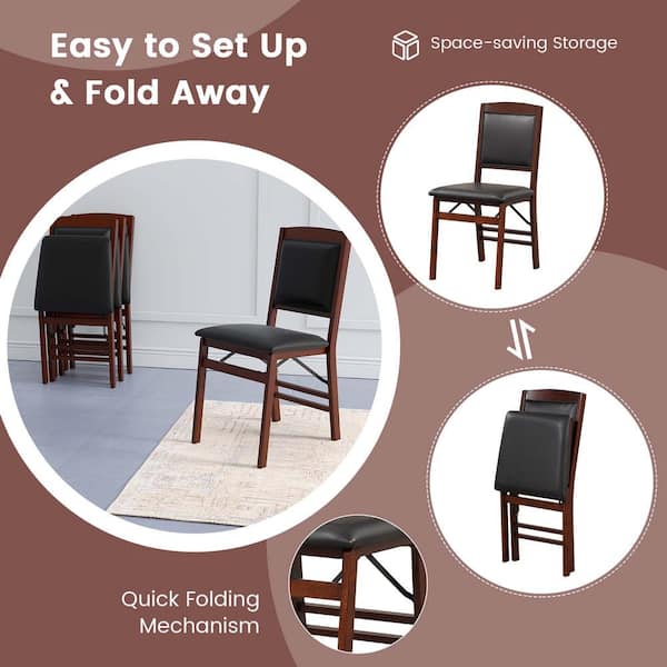 Fold away 2024 dining chairs