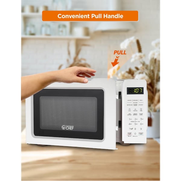 0.7 cu. ft. White Countertop Microwave Oven (SMC0760HW)