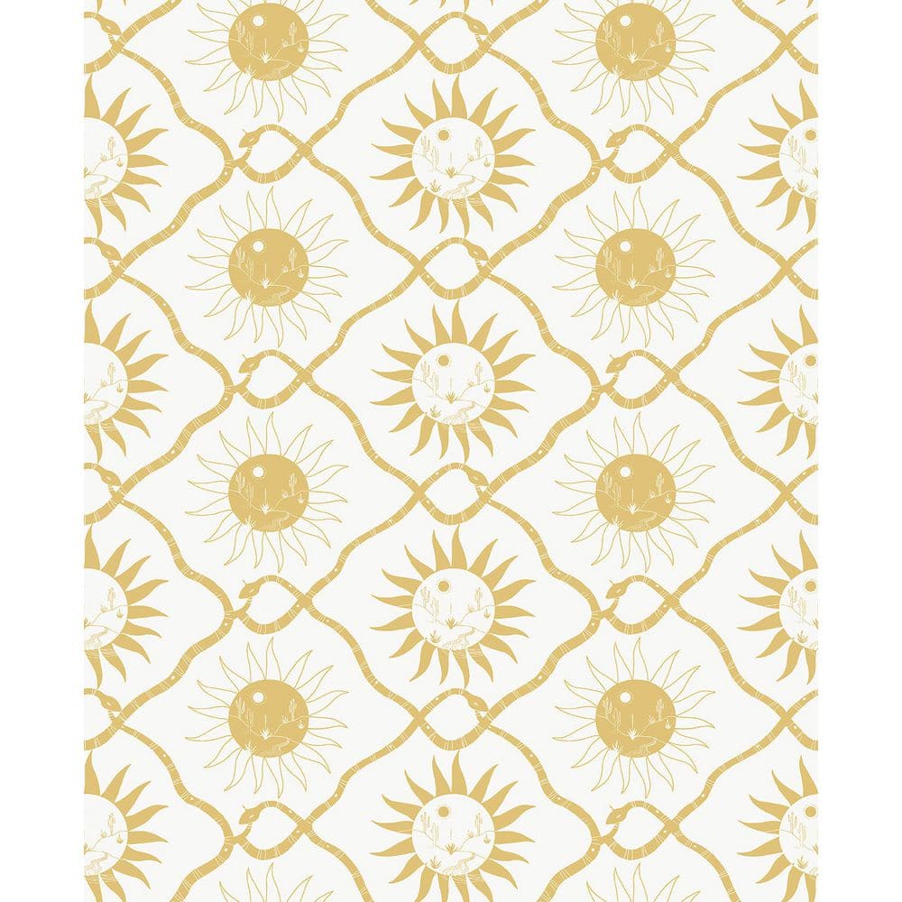 Sol Buttercup Vinyl Peel and Stick Wallpaper Roll (Covers 30.75 sq. ft.)
