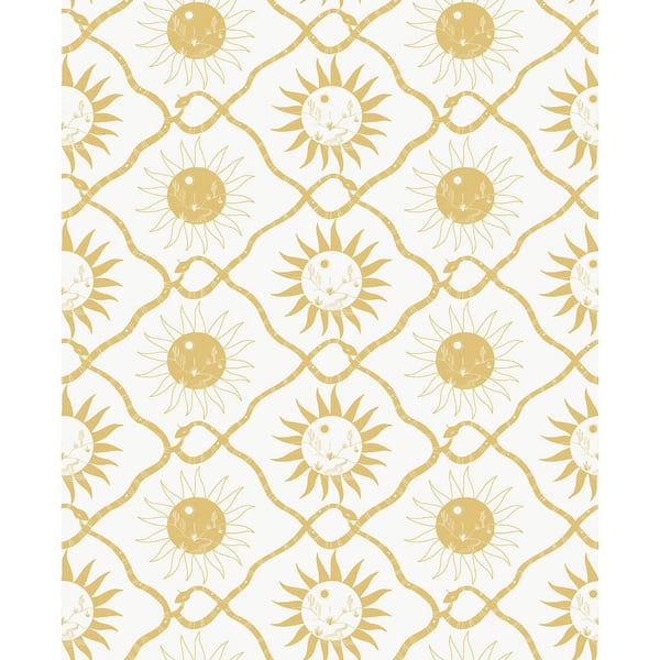 Sol Buttercup Vinyl Peel and Stick Wallpaper Roll (Covers 30.75 sq. ft.)