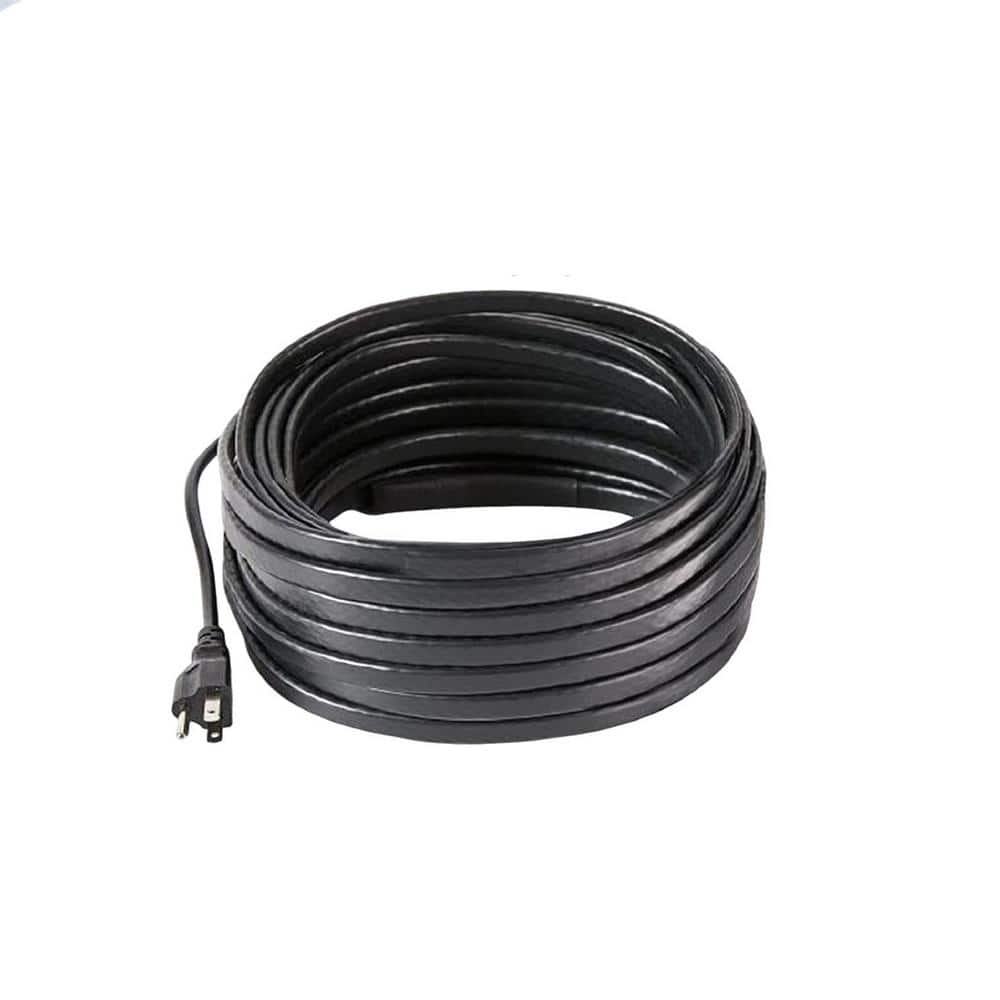 80 ft. 8W/ ft. 120V 70℃ Roof Snow Roof Safety Tool De-Icing Pipe Heating 