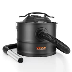 4 Gal. 1200-Watt Vacuum Cleaner Bagless Corded HEPA Filter with 47.2 in. Hose Multisource in Black Canister Vacuum