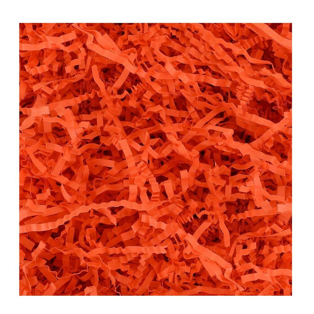 1.5 lb. Orange Crinkle Cut Paper Shredded Filler for Gift Baskets Boxes Wedding Birthday Christmas Valentine Packing price history on PriceWatchPro