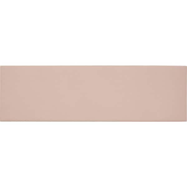 Daltile Stencil Blush 4 in. x 6 in. Glazed Porcelain Flat Sample Tile
