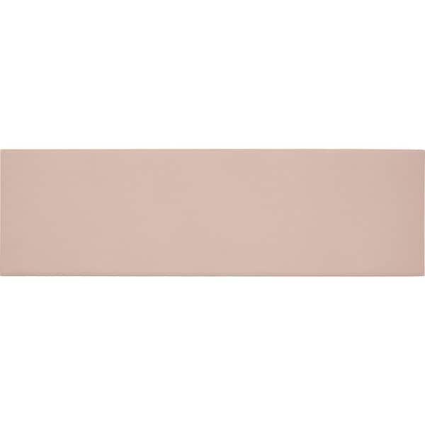 Daltile Stencil Blush 4 in. x 12 in. Glazed Porcelain Flat Floor and Wall Tile (8.72 sq. ft./case)