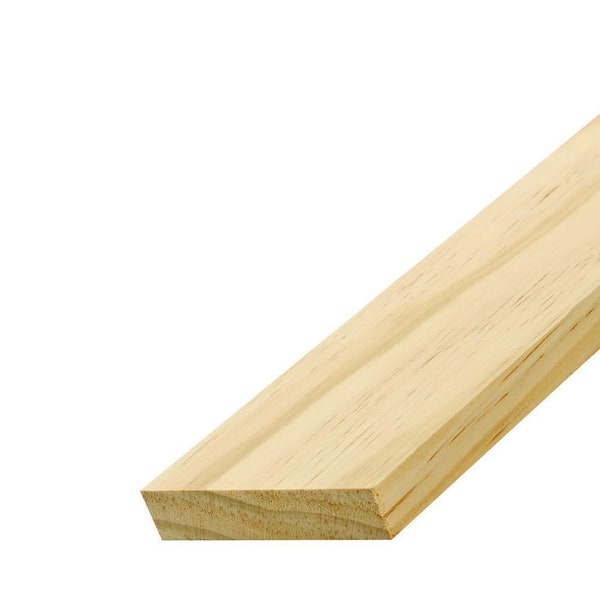 Claymark 1 in. x 2 in. x 6 ft. Select Radiata Square Edge Pine Board 921494  - The Home Depot
