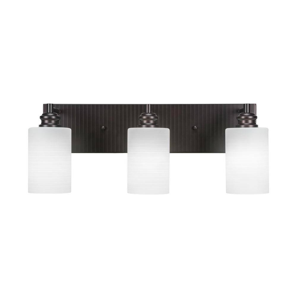 Albany 22.5 in. 3-Light Espresso Vanity Light