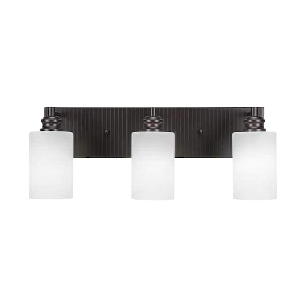 Unbranded Albany 22.5 in. 3-Light Espresso Vanity Light