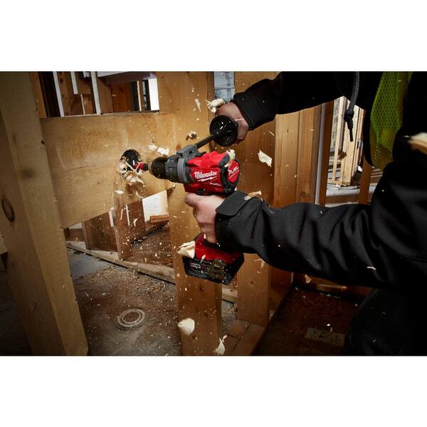 Milwaukee - M18 FUEL 18V Lithium-Ion Brushless Cordless 1/2 in. Drill / Driver Kit W/(2) 5.0Ah Batteries, Charger, and Hard Case
