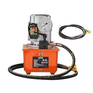 Electric Hydraulic Pump 10000 PSI 750W Single Acting Solenoid Valve with Pedal Switch for Punching/Bending/Jack Machine