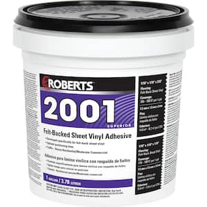 ROBERTS 6280 4 Gal. Pressure Sensitive Adhesive for Carpet and Vinyl  Flooring R6280-4 - The Home Depot