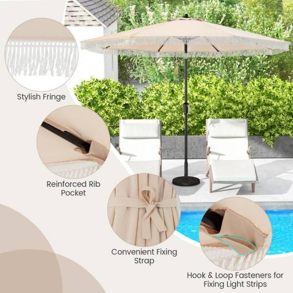 abba vs jordan patio umbrella Replacement Canopy for Abba Patio 8 x 10 Patio Umbrella  RipLock 350