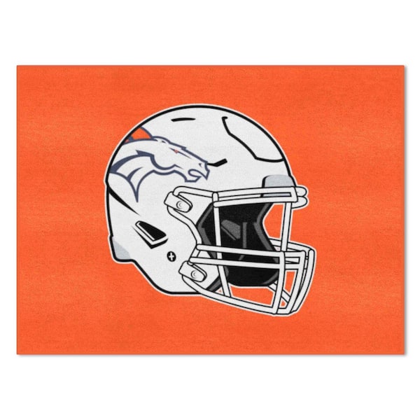 FANMATS Denver Broncos Orange 3 ft. x 4 ft. All-Star Area Rug