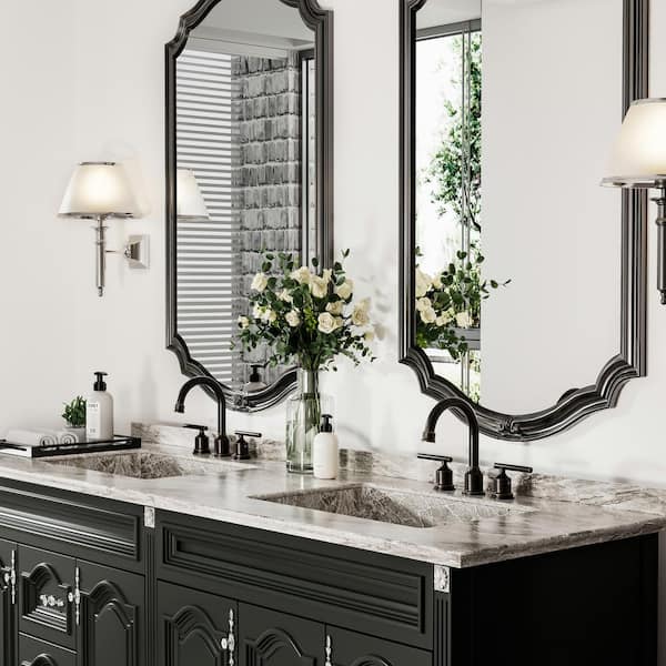 8 in. Widespread Double Handle Bathroom Faucet with Drain Kit in Oil Rubbed Bronze