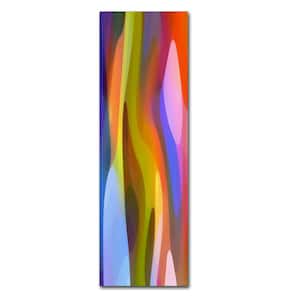 Dappled Light Panoramic Vertical 1 by Amy Vangsgard Floater Frame Abstract Wall Art 10 in. x 32 in.