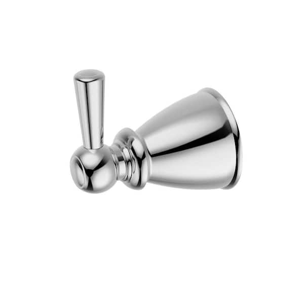 Lisbon Wall Mounted Bathroom Robe Hook in Chrome Finish