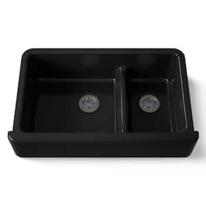 KOHLER Whitehaven Undermount Farmhouse Apron Front Cast Iron 36 in