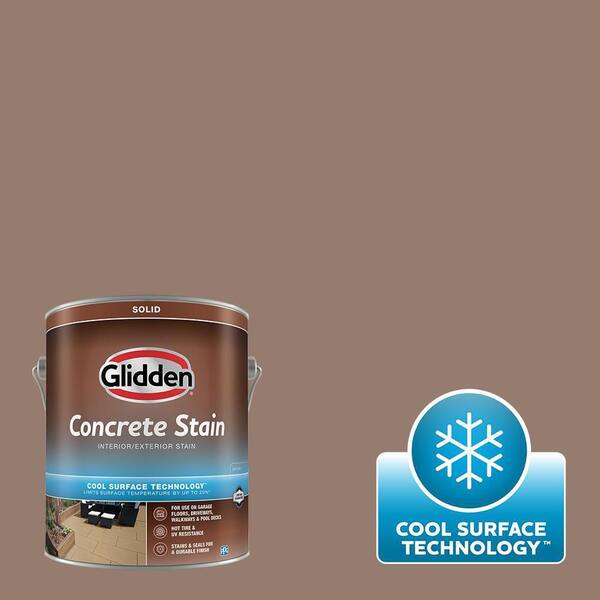 Glidden 1 gal. PPG10745 Peppered Pecan Solid Interior/Exterior