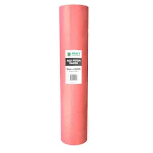Pratt Retail Specialties 3 ft. x 250 ft. Red Rosin Drop Cloth Paper Roll