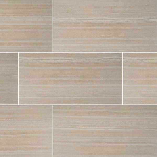 MSI Rimini Gris 12 in. x 24 in. Matte Ceramic Floor and Wall Tile (16 sq. ft./Case)