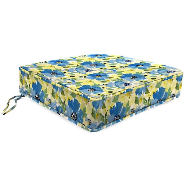 Jordan Manufacturing 22.5 in. L x 22.5 in. W x 5 in. T Square Outdoor Deep Seat Cushion in Sonita Sunlight