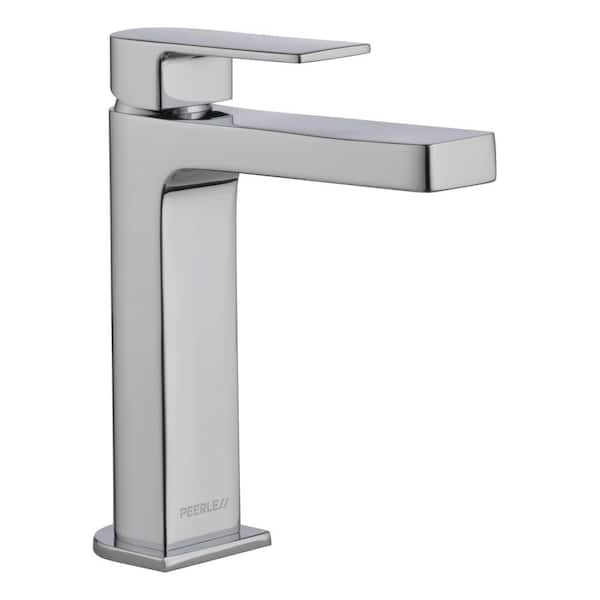 Peerless Xander Single Handle High Arc Single Hole Bathroom Faucet in Chrome