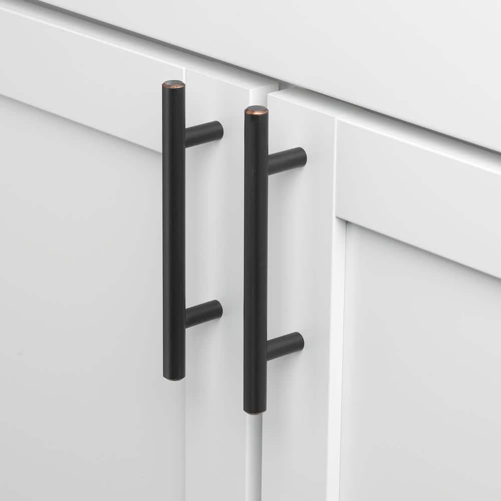 3" Oil Rubbed Bronze Modern Bar Pulls with Mounting Hardware