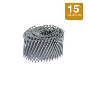 2.5 X 50mm Flat Wound Wire Coil Nails Ring Galvanised 15 Degree 1 coil 