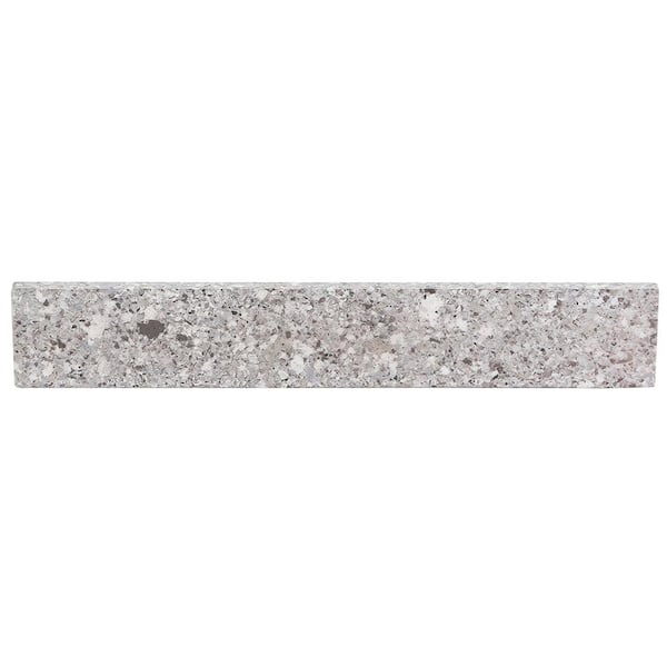 Home Decorators Collection 21.13 in. Stone Effects Sidesplash in Mineral Gray