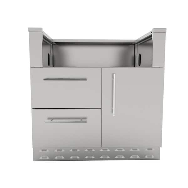 Sunstone Designer Series 304 Stainless Steel 34 in. x 34.5 in. x 28.25