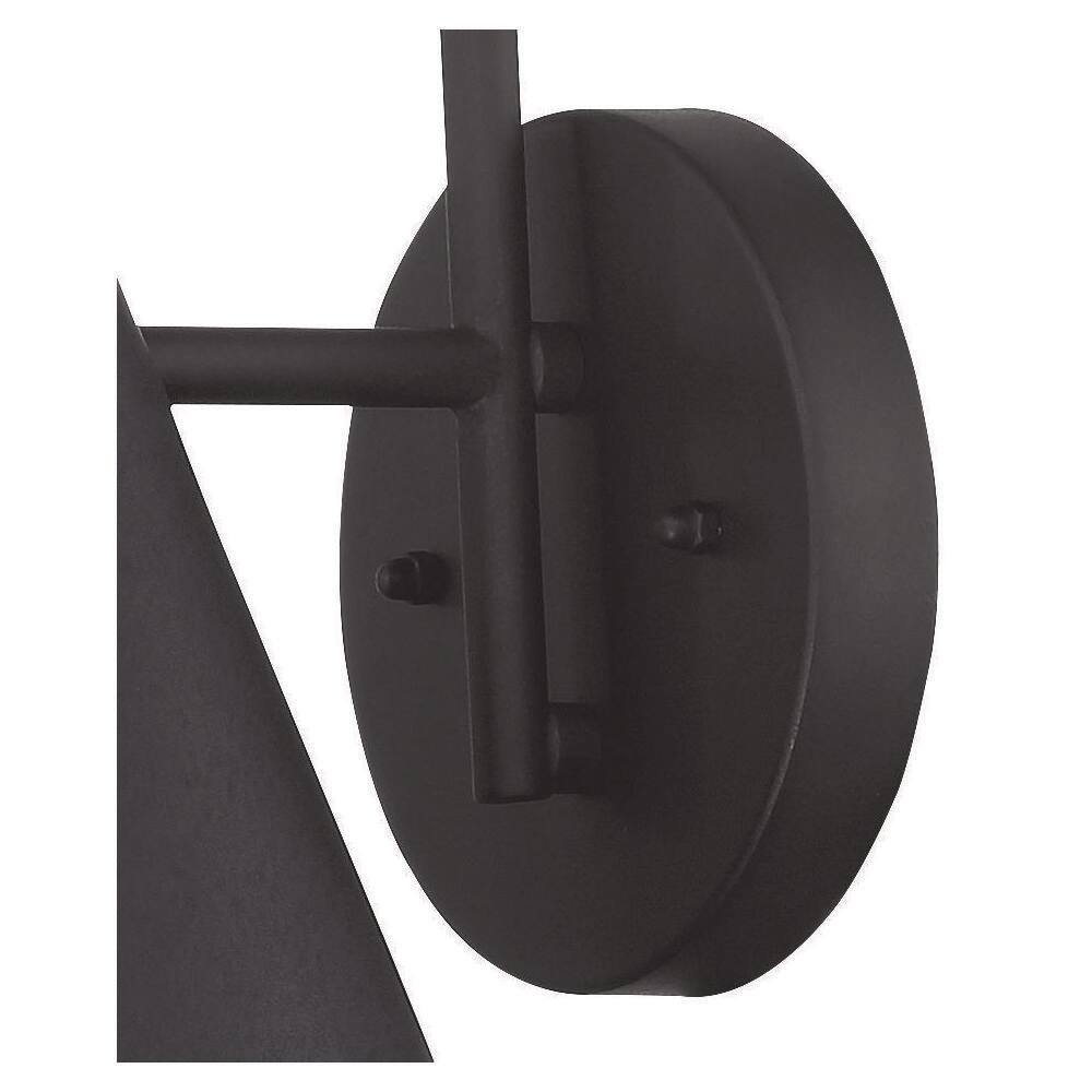Sand Coal Black Dimmable Outdoor Wall Sconce