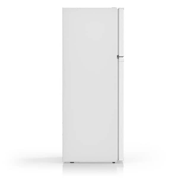 TCL 4.7 cu. ft. 2-Door Mini Refrigerator in White with Top Freezer