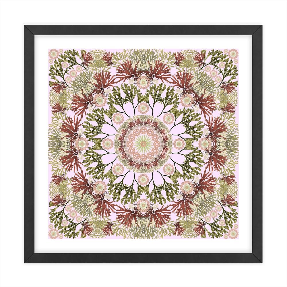 Nature Kaleidoscopes Framed Animal Art Print 34 in. x 34 in.