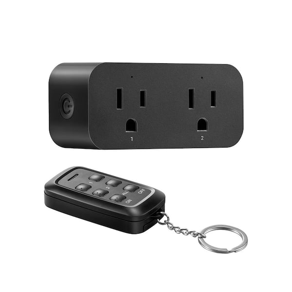 DEWENWILS Indoor Remote Control Outlet, Wireless Remote Light Switch, Plug and Play for Ceiling Fan Lighting, Christmas Tree
