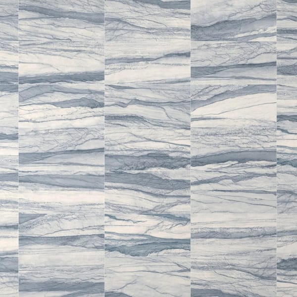 Ivy Hill Tile Macauba Indigo 11.81 in. x 23.62 in. Matte Porcelain Marble Look Floor and Wall Tile (11.62 sq. ft./Case)