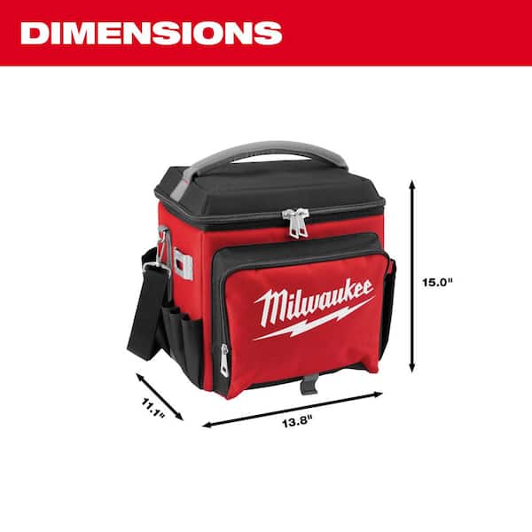 Milwaukee 21 Qt. Soft Sided Jobsite Lunch Cooler 48-22-8250 - The