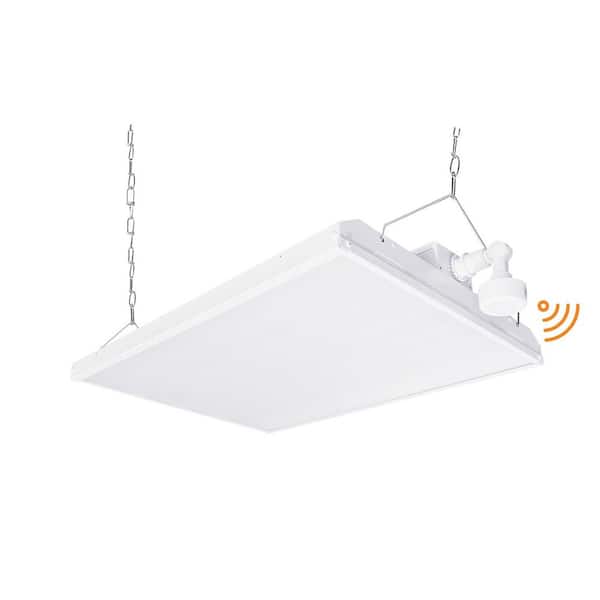 2ft. 28350Lumens 800-Watt Equivalent Integrated LED White High Bay Light Fixture With Motion Sensor 120-277V 5000K