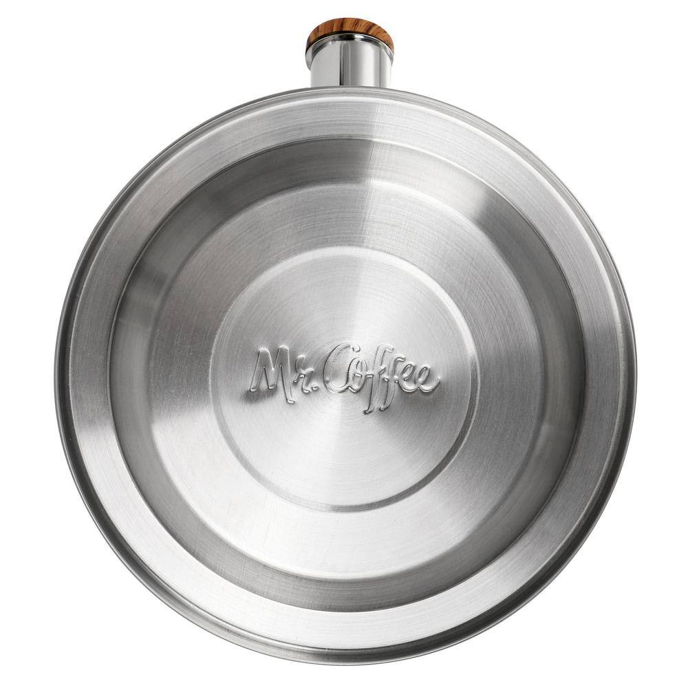 Black Stainless Steel Whistling Tea Kettle with Wood Pattern Handle