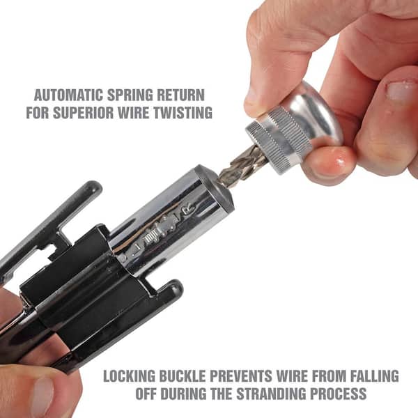 OEMTOOLS 6 and 9 in. Reversible Wire Twister Pliers with Wire
