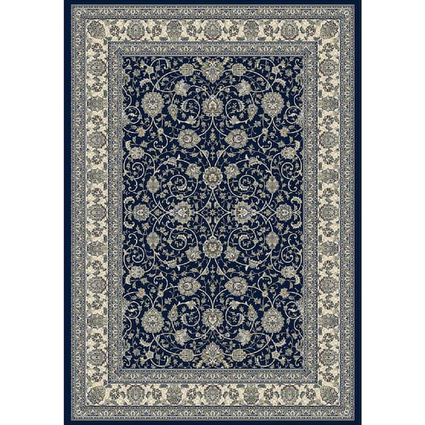 Ancient Garden Navy 2 ft. x 4 ft. Indoor Area Rug