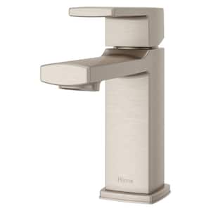 Deckard Single-Handle Single Hole Bathroom Faucet in Brushed Nickel