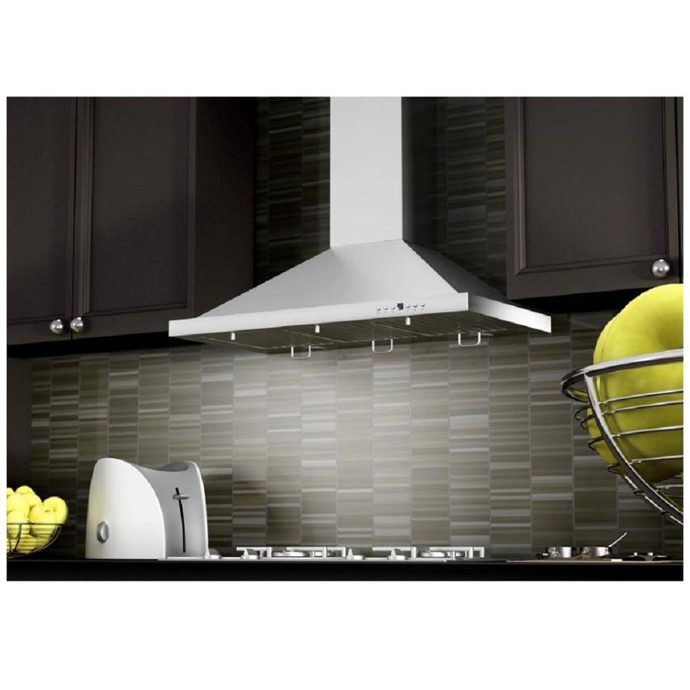 48-inch Stainless Steel Convertible Wall Mounted Range Hood