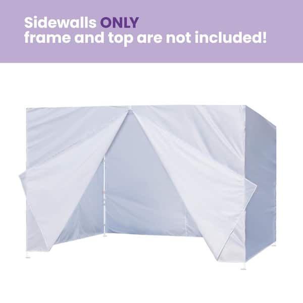 Tradesparker Series 10 ft. x 20 ft. Black Pop-Up Canopy Tent