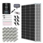 400-Watt 12-Volt Off-Grid Solar Premium Kit w/ 4-Piece 100W Monocrystalline Panel and 40A MPPT Rover Charge Controller