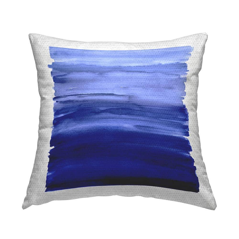 Modern Brushed Blue Gradient Blue Square Outdoor Throw Pillow price history on PriceWatchPro