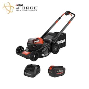 eFORCE 56V 21 in. Cordless Battery Walk Behind Self-Propelled Lawn Mower with 5.0Ah Battery and Charger