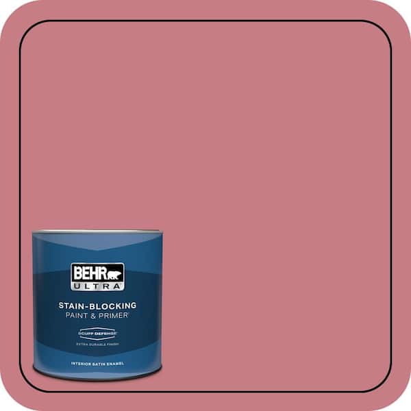 BEHR ULTRA 1 qt. #M150-5 Enamored Extra Durable Satin Enamel Interior Paint & Primer